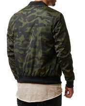 Load image into Gallery viewer, Camo lit bomber jacket