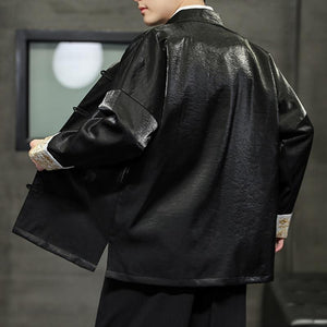 Solid vibrant Tang Dynasty jacket