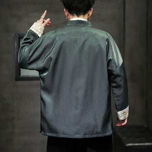 Solid vibrant Tang Dynasty jacket