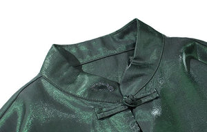 Solid vibrant Tang Dynasty jacket