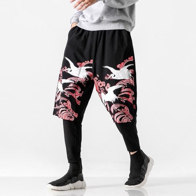 Two step Eastern harem pants