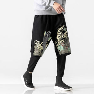 Two step Eastern harem pants