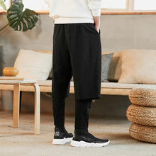 Load image into Gallery viewer, Two layer flying crane harem pants