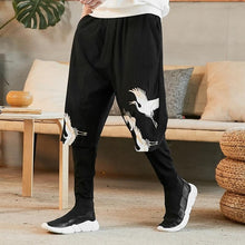 Load image into Gallery viewer, Two layer flying crane harem pants