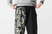 Load image into Gallery viewer, Two dagger orient dragon harem pants