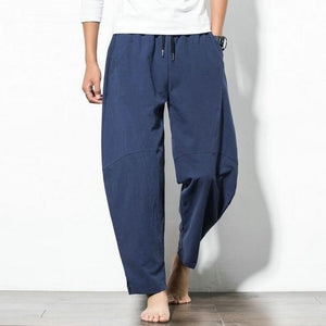 Basic casual solid harem pants