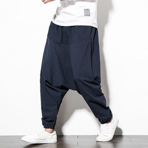 Basic casual solid harem pants