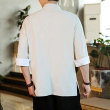 Load image into Gallery viewer, Double crane embroidery Tang shirt