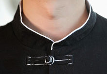 Load image into Gallery viewer, Double crane embroidery Tang shirt