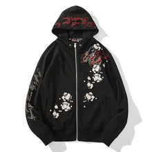 Load image into Gallery viewer, Premium embroidery geisha hoodie