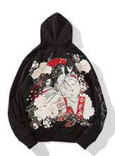 Load image into Gallery viewer, Premium embroidery geisha hoodie