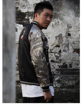 Load image into Gallery viewer, Hyper premium twin dragon embroidery sukajan jacket