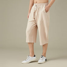 Load image into Gallery viewer, Ancient text design linen harem pants