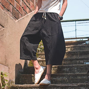 Samsara linen harem pants