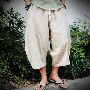 Samsara linen harem pants