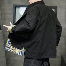 Load image into Gallery viewer, Embroidery golden wave Tang jacket