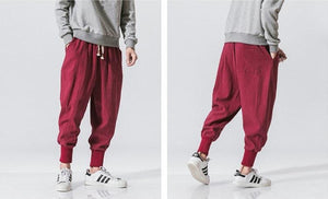 Basic casual solid harem pants