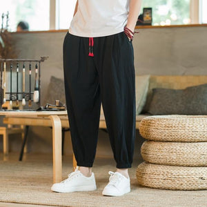 Basic casual solid harem pants