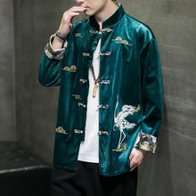 Load image into Gallery viewer, Vibrant crane Tang jacket