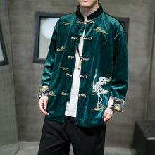 Load image into Gallery viewer, Vibrant crane Tang jacket
