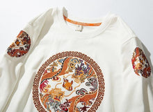 Load image into Gallery viewer, Traditional circle dragon sweatshirt