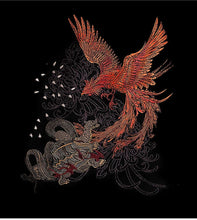 Load image into Gallery viewer, Premium rising Phoenix hoodie