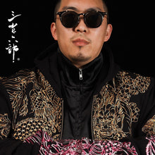 Load image into Gallery viewer, Hyper premium vibrant stencil embroidery dragon hoodie jacket