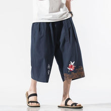 Load image into Gallery viewer, Crop kimono rising crane pants
