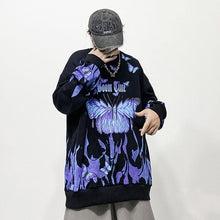 Load image into Gallery viewer, Aoi blue butterfly hoodie