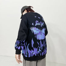 Load image into Gallery viewer, Aoi blue butterfly hoodie