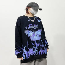 Load image into Gallery viewer, Aoi blue butterfly hoodie