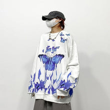 Load image into Gallery viewer, Aoi blue butterfly hoodie