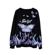 Load image into Gallery viewer, Aoi blue butterfly hoodie