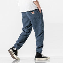 Load image into Gallery viewer, Corduroy solid basic casual pants
