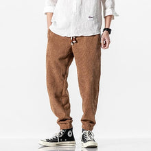 Load image into Gallery viewer, Corduroy solid basic casual pants