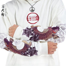 Load image into Gallery viewer, Hyper premium embroidery lotus carp hoodie