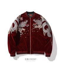 Load image into Gallery viewer, Hyper premium tattoo dragon baseball jacket