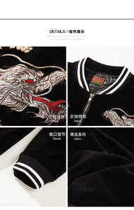 Hyper premium tattoo dragon baseball jacket