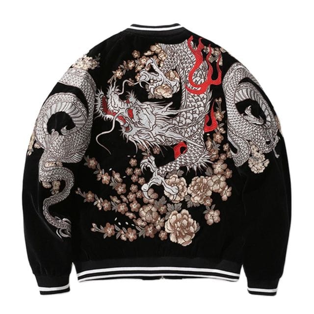 Hyper premium tattoo dragon baseball jacket