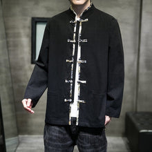 Load image into Gallery viewer, Retro solid Tang Dynasty jacket