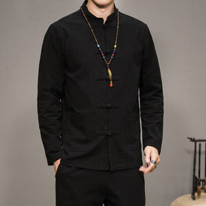 Retro solid Tang Dynasty jacket