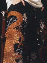 Load image into Gallery viewer, Hyper premium twin dragon embroidery pants