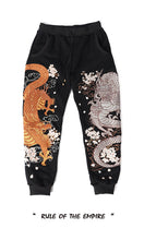 Load image into Gallery viewer, Hyper premium twin dragon embroidery pants