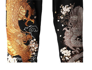Hyper premium twin dragon embroidery pants