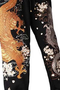 Hyper premium twin dragon embroidery pants