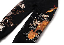 Load image into Gallery viewer, Hyper premium twin dragon embroidery pants