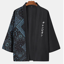 Load image into Gallery viewer, Katakana victory kimono