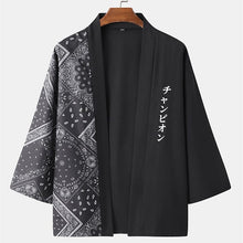 Load image into Gallery viewer, Katakana victory kimono