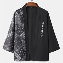 Load image into Gallery viewer, Katakana victory kimono