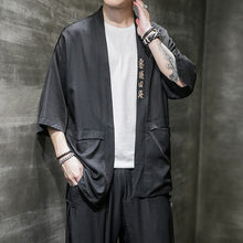 Load image into Gallery viewer, Kanji robe style kimono